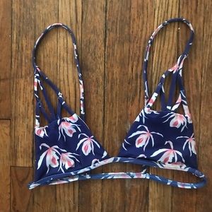 Acacia Swimwear Blue Orchid Santorini Top.